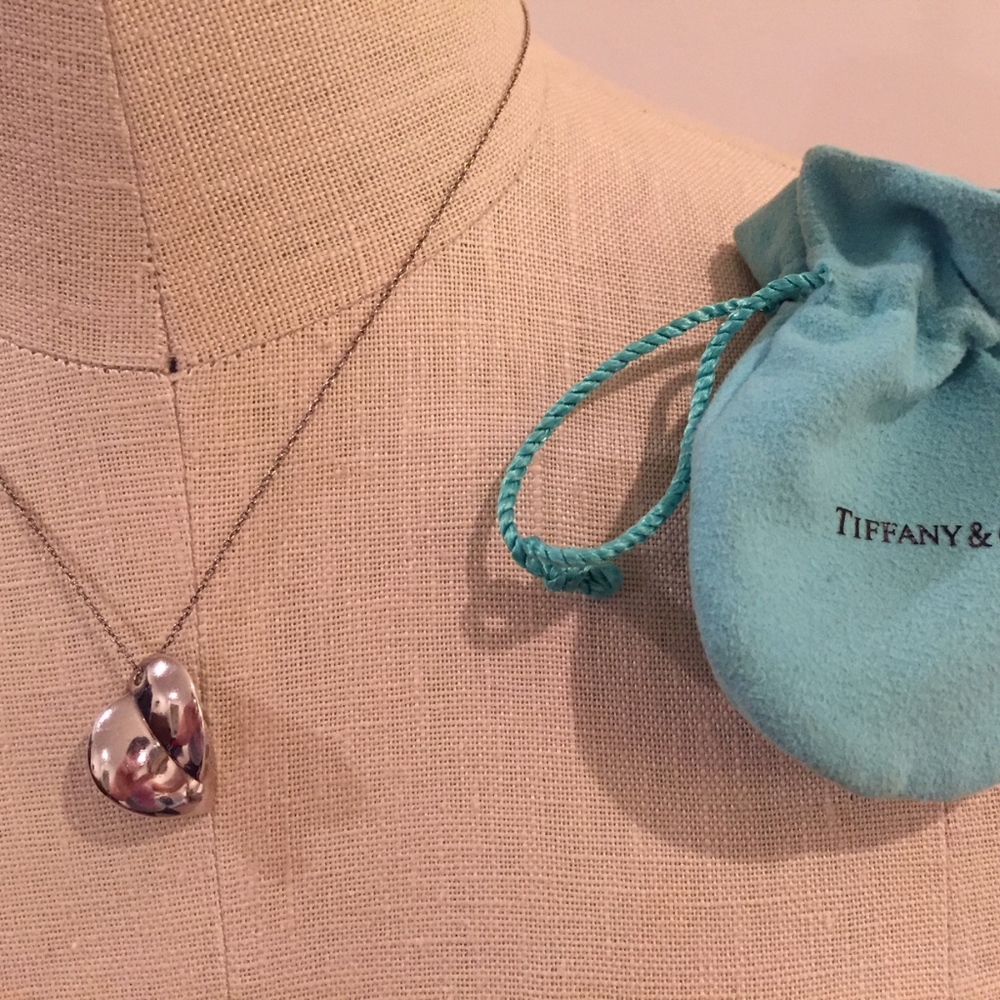 Tiffany & Co Frank Gehry "heart" necklace
